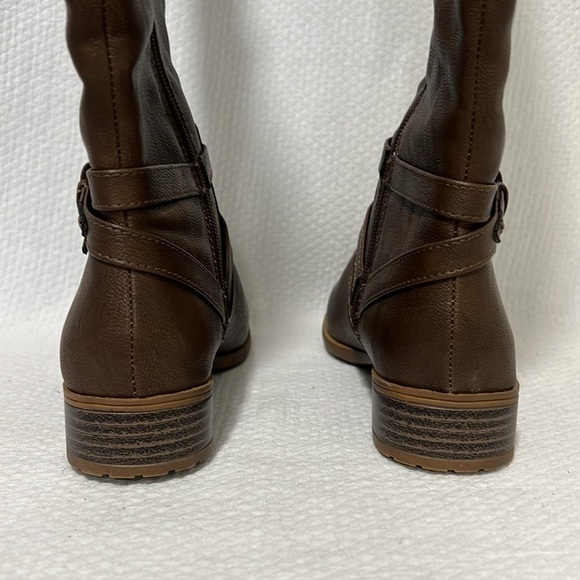 LifeStride Xtrovert Wide Calf Brown Riding Boot size 5.5 - Picture 7 of 13